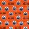 Sykel Enterprises NHL Team Cotton Fabric-Edmonton Oilers Tone on Tone Cotton Quilting Fabric